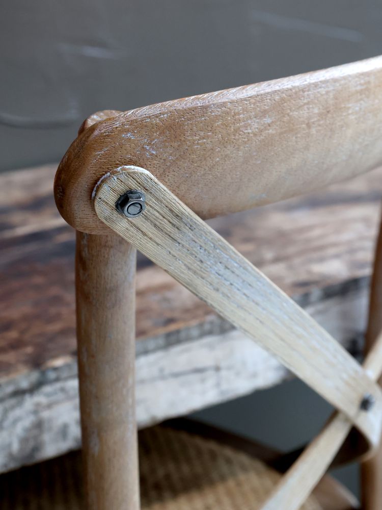 Fransk spisestol med flettet sete fra Chic Antique 