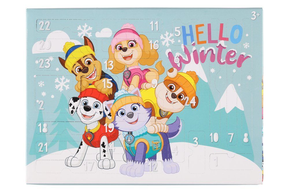 Paw Patrol julekalender fylt med tegnesaker