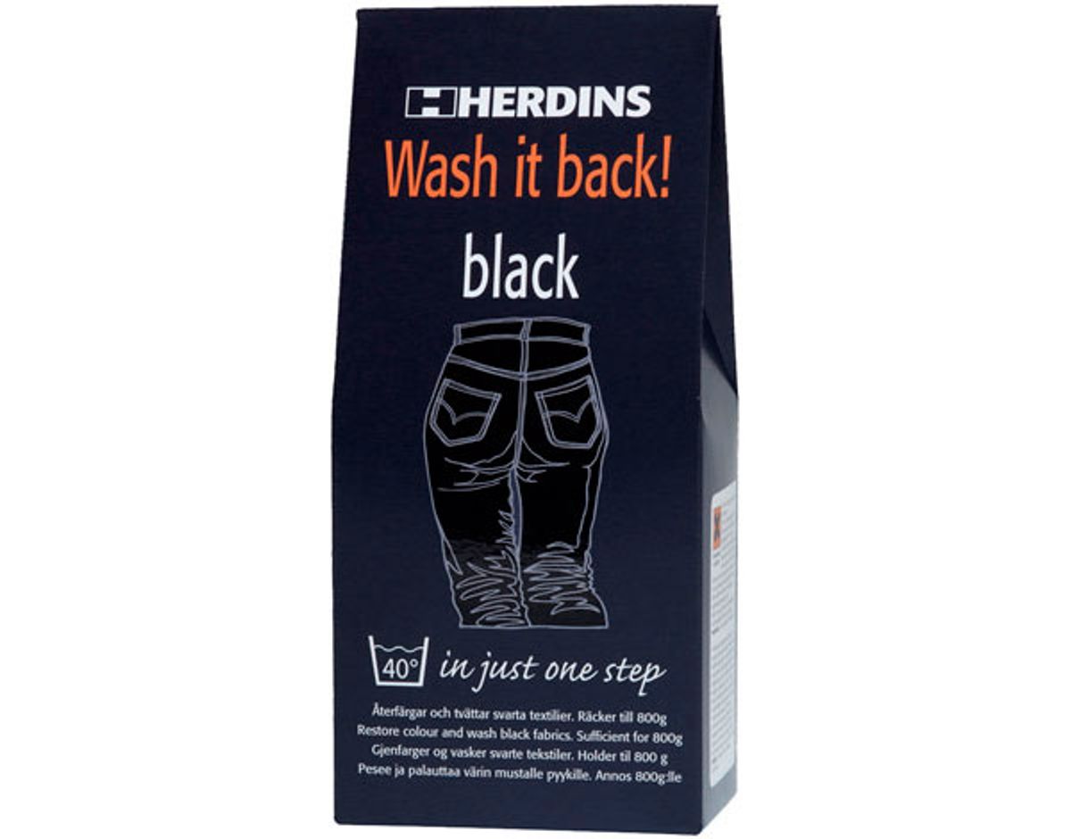 Wash It Back svart, 400 g