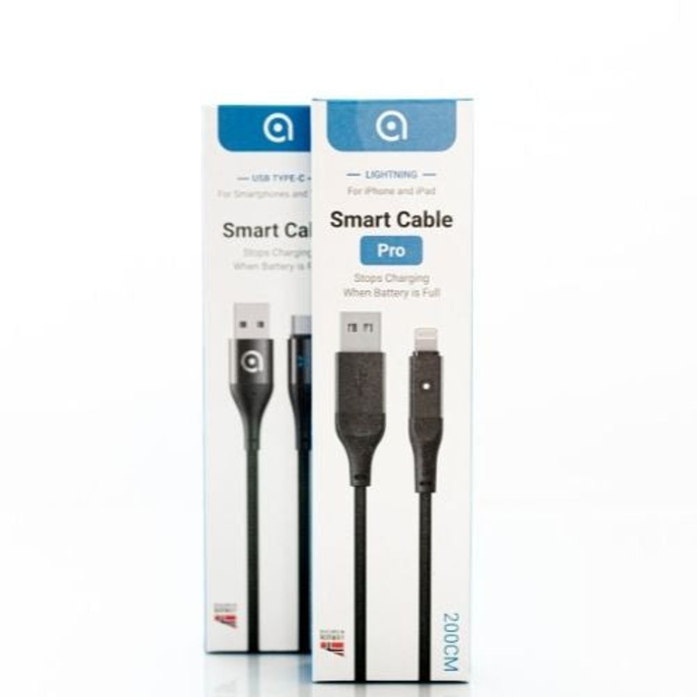 Ladekabel lightning-kabel stopper lading når full