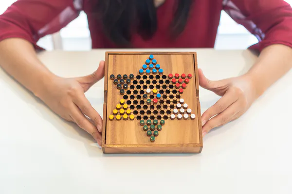 Hovedbilde Kinasjakk i tre 17 cm