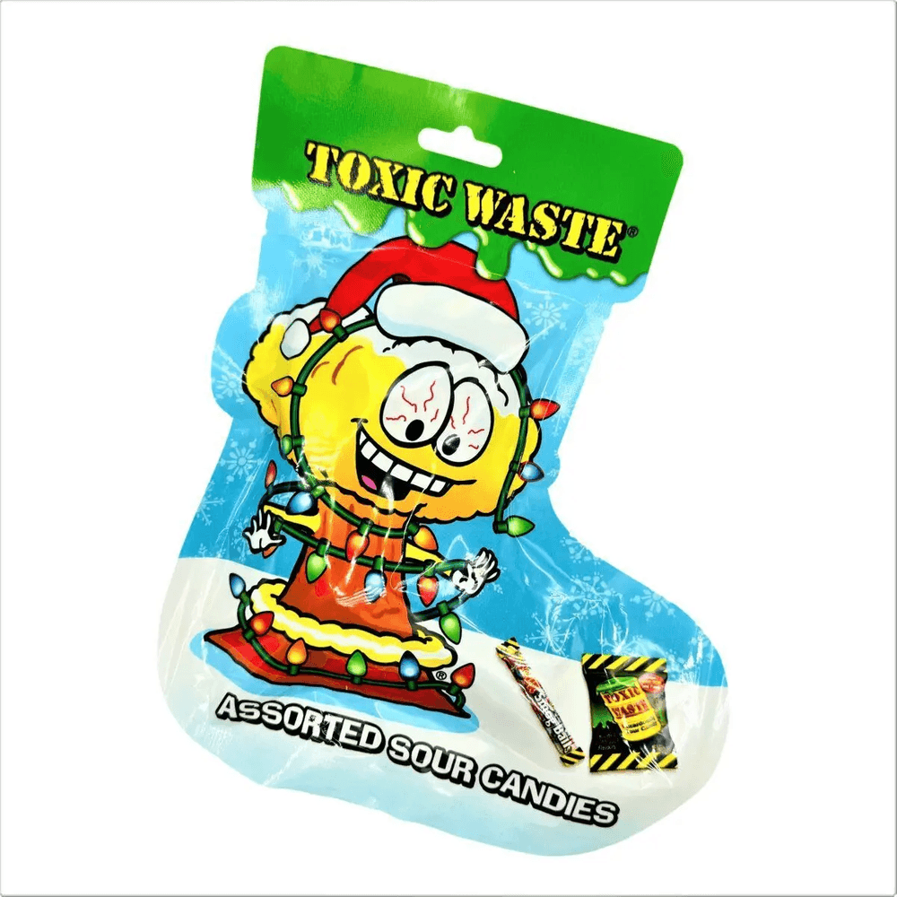 Toxic Waste julestrømpe 70g