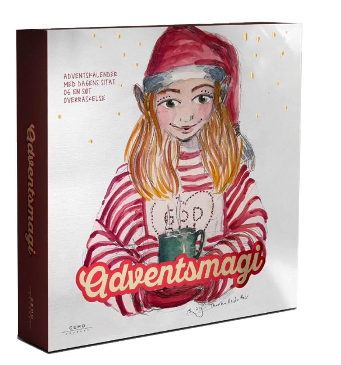 Julekalender 2025 Bjørg adventsmagi godsaker/ oppmuntrende sitat