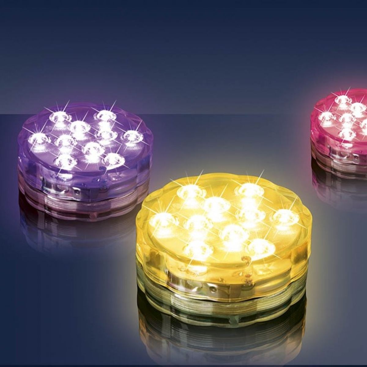 Vanntett LEDlys disc