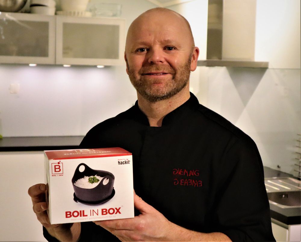 Boil in Box - Gjør det enkelt å koke ris - Riskoker fra Hackit