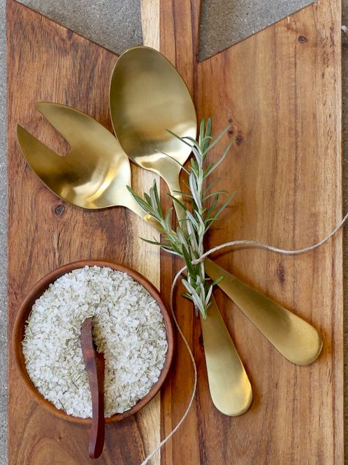 Hovedbilde Nordique Salatbestikk fra Chique Antique - gull