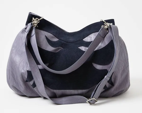 Hovedbilde Stor bag i nydelige blåtoner i imitert semsket skinn fra Lulu's 