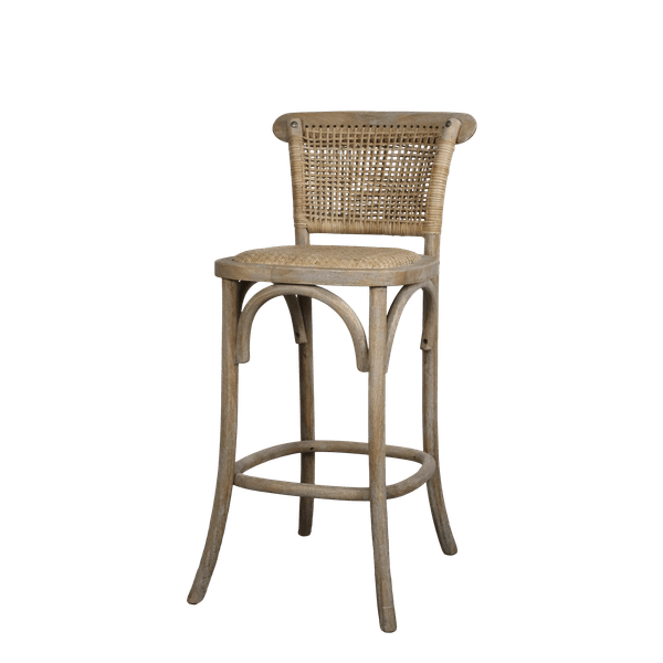 Hovedbilde Fransk barkrakk med flettet sete og rygg fra Chic Antique