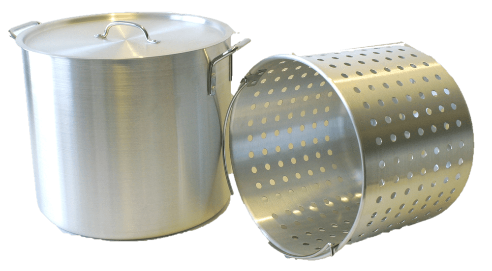 Krabbegryte med innerrist Aluminium - 40 liter