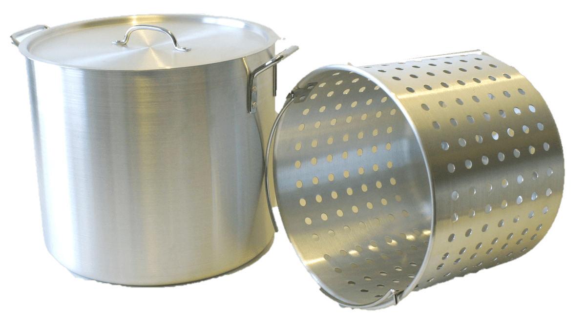  Krabbegryte med innerrist Aluminium - 40 liter