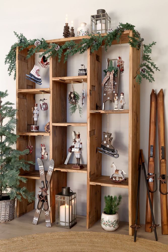 Vintage ski til dekor fra Chic Antque