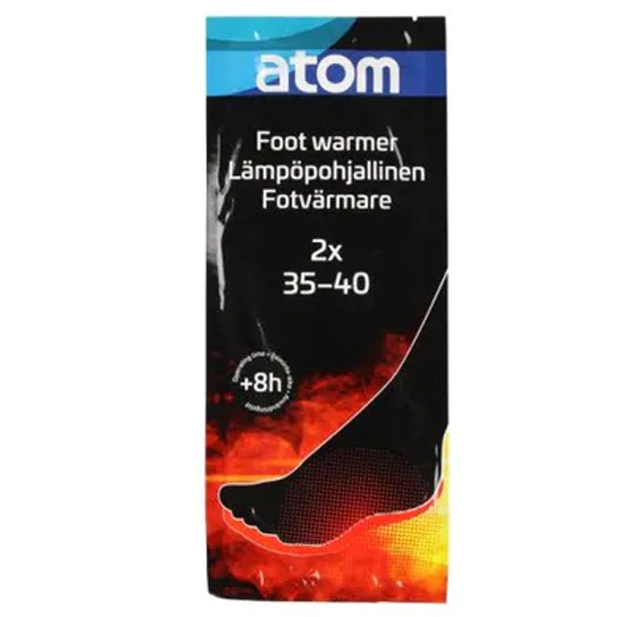 Fotvarmer / varmesåler str 35-40 - Varme føtter i 8 timer