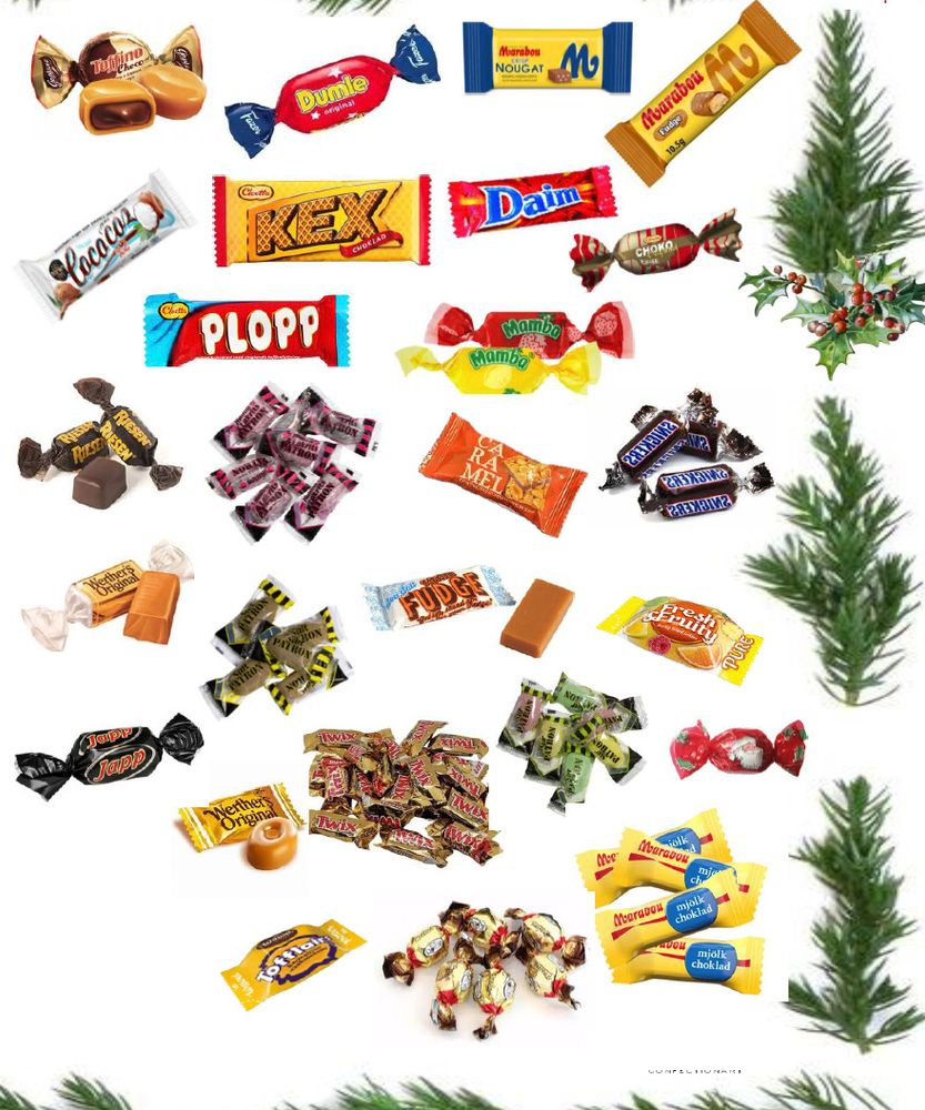 Nøtteknekker Gaveeske – Fylt med 425 g julegodt & sjokoladefavoritter