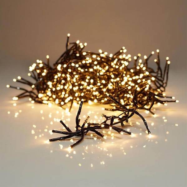 Hovedbilde Lysslynge - 768 LED Clusterlys Ekstra Varmhvit 8,6m