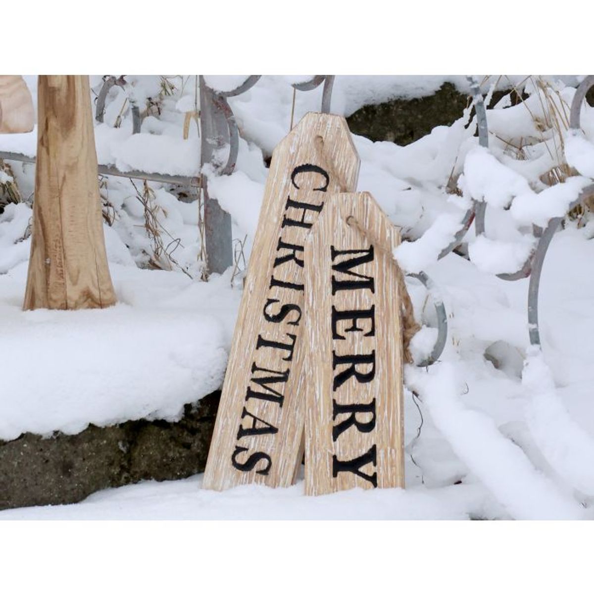 Skilt Merry Christmas fra Chic Antique