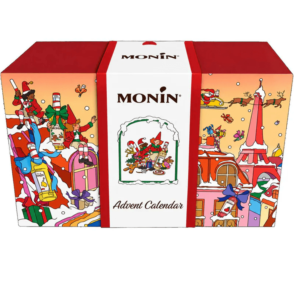 Monin julekalender 2026 - 24 flasker med varierte smaker