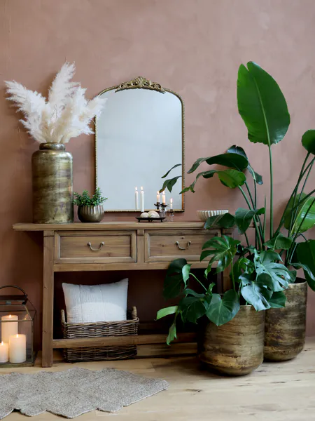 Hovedbilde Natur Marseille anrettingsbord med 2 skuffer fra Chic Antique 