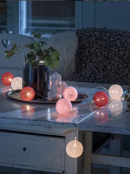 Hovedbilde Slynge med røde og rosa baller