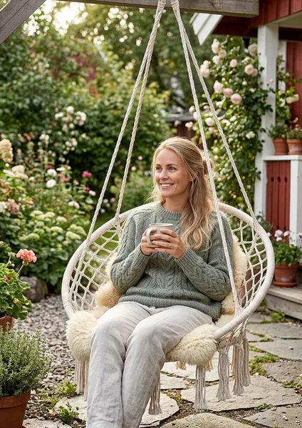 Hovedbilde Hengestol til utendørs og innendørs bruk