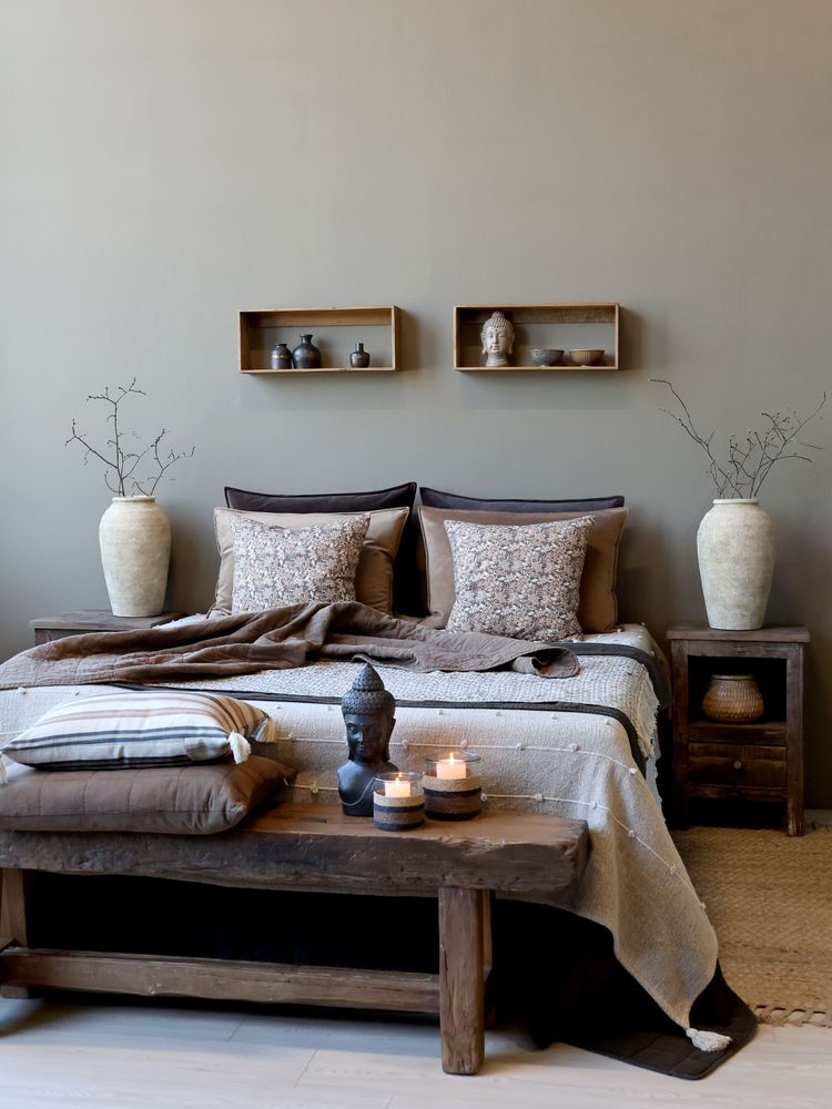Grimaud Nattbord & Sidebord m. Skuff i Gjenbrukstre – Chic Antique