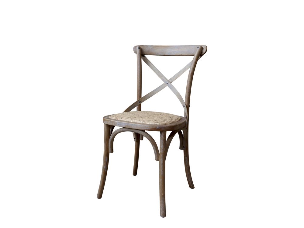 Fransk spisestol med flettet sete fra Chic Antique 