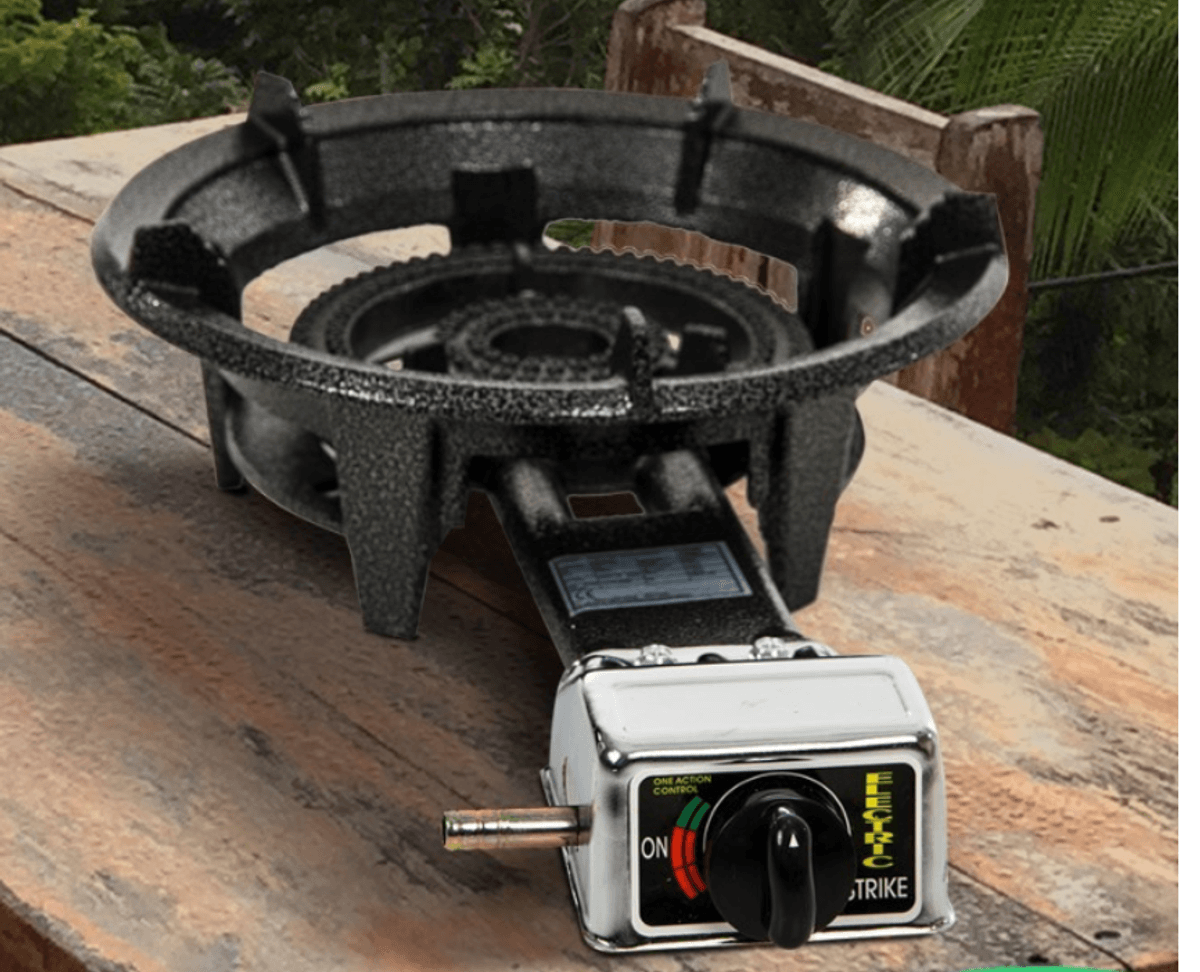 Gasskoker / Krabbekoker 9 Kw - Elektronisk Tenning - 2 brennere