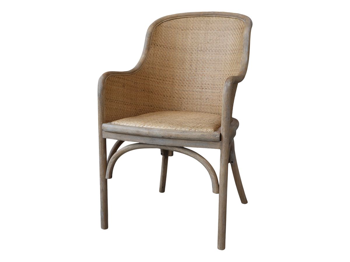 Fransk stol med flettet rygg fra Chic Antique