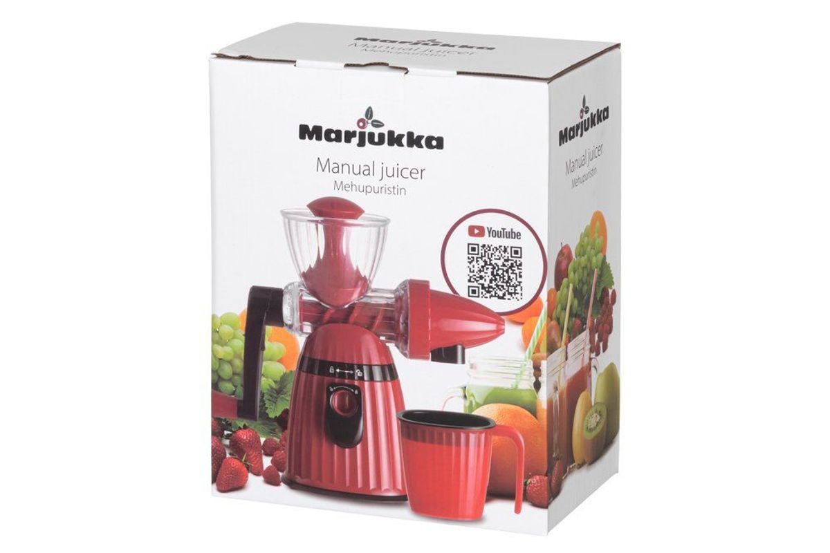 Manuell juicepresse fra Marjukka