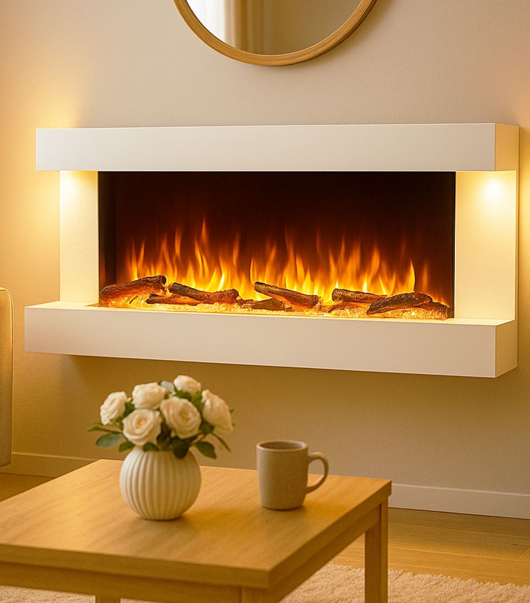 Frøya Vegghengt Elektrisk peis Solegaarden - 2000 watt