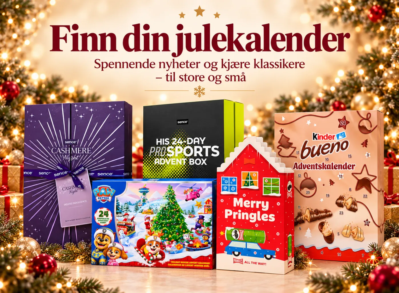 Stort utvalg julekalendere til store og små