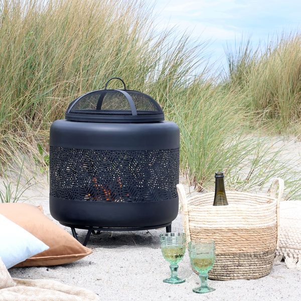 Hovedbilde Bålpanne med gnistfanger fra Chic Antique