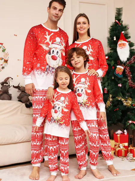 Hovedbilde Julepyjamas rudolf - Match hele familien - Herre