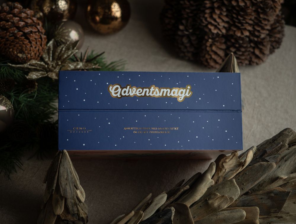 Julekalender 2026 Bjørg adventsmagi godsaker/ oppmuntrende sitat