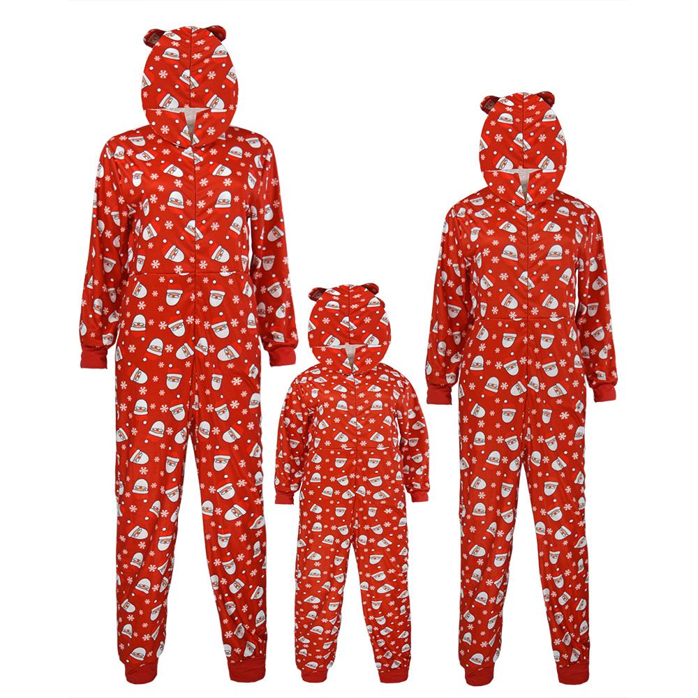 Julepyjamas jumpsuit Nisse til barn - Match hele familien