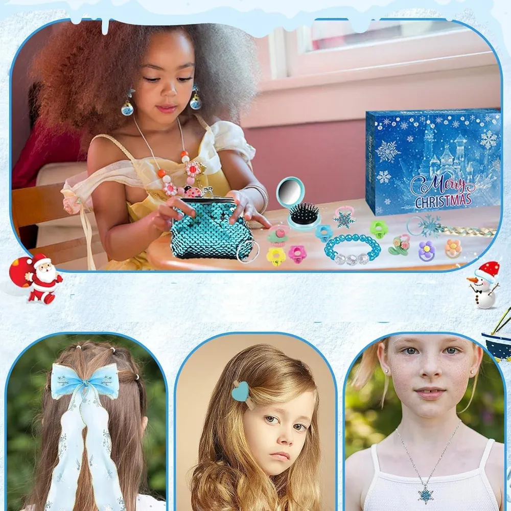 Julekalender fylt med prinsesse accessories