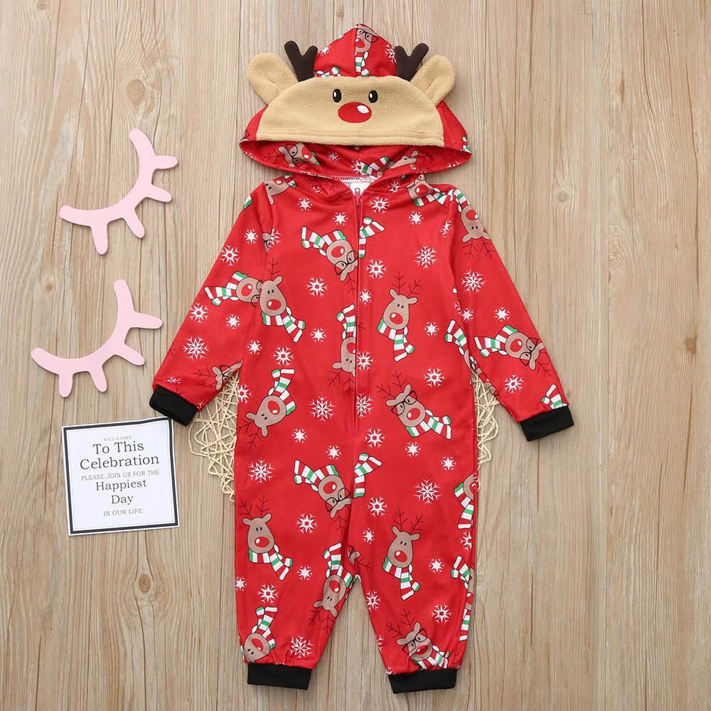 Julepyjamas jumpsuit Rudolf herre - Match hele familien