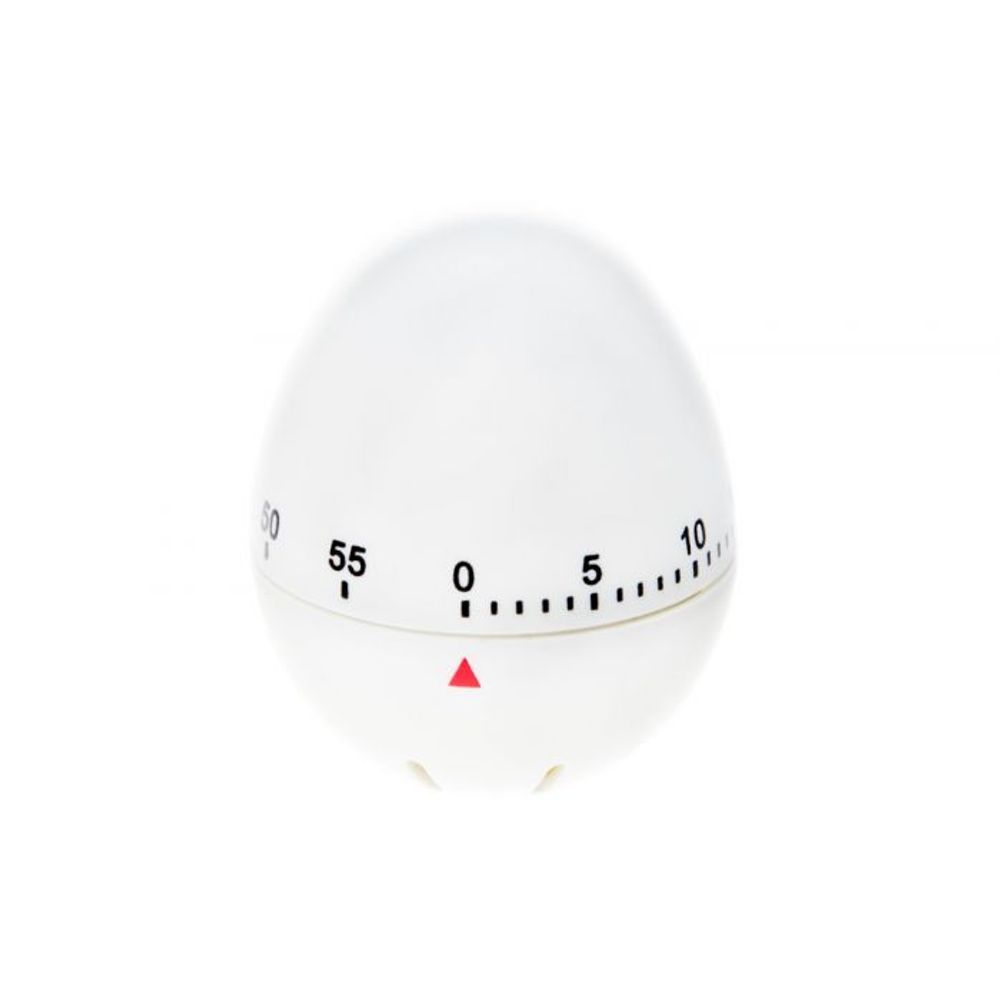 Kjøkkentimer egg i sort eller hvit fra Maku
