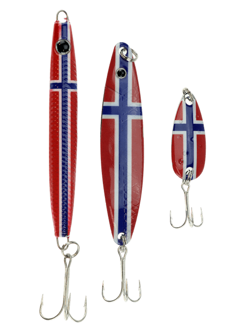 Hovedbilde Osean sluksett Norges trio Souvenirsett - 8g/25g/40g - m/slukboks