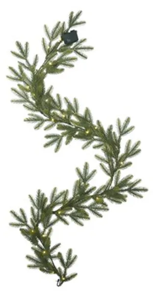 Hovedbilde Girlander med 20 ledlys grønn 2 meter